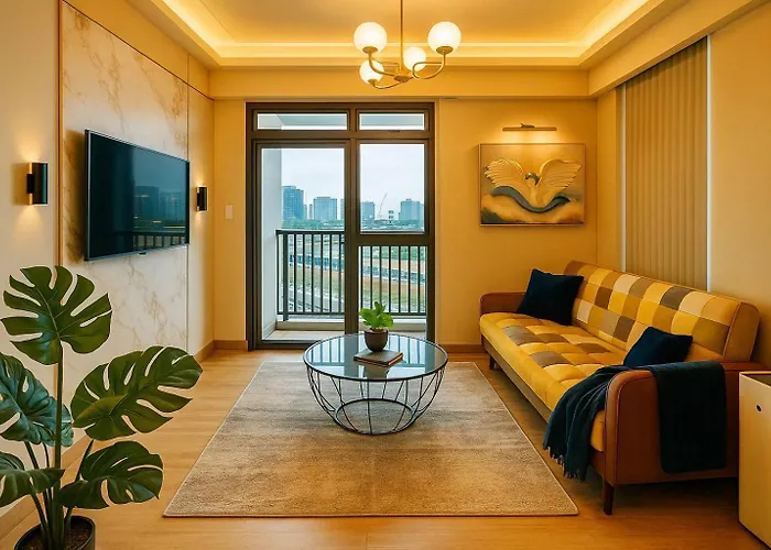 Appartement 1br With Queen Bed And Balcony, Walk To Okada *