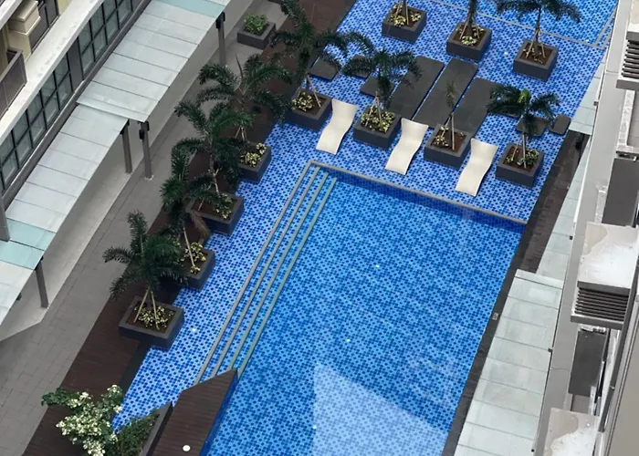 Appartement 1br With Queen Bed And Balcony, Walk To Okada Manille